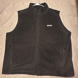 Columbia Men's Dark Gray Fleece Vest - 3XL